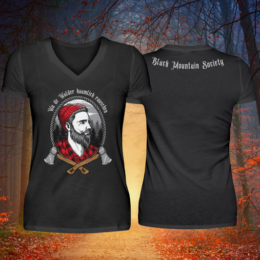 BMS Wu de Walder - V-Neck Damenshirt