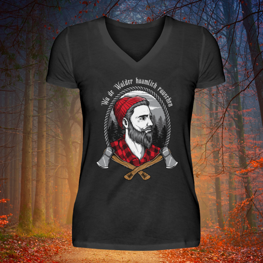 BMS Wu de Walder - V-Neck Damenshirt