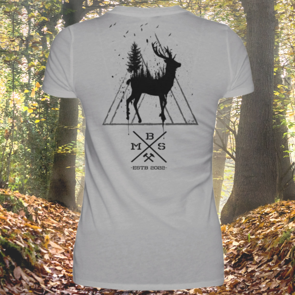 BMS Deerhead style - Damen Premiumshirt