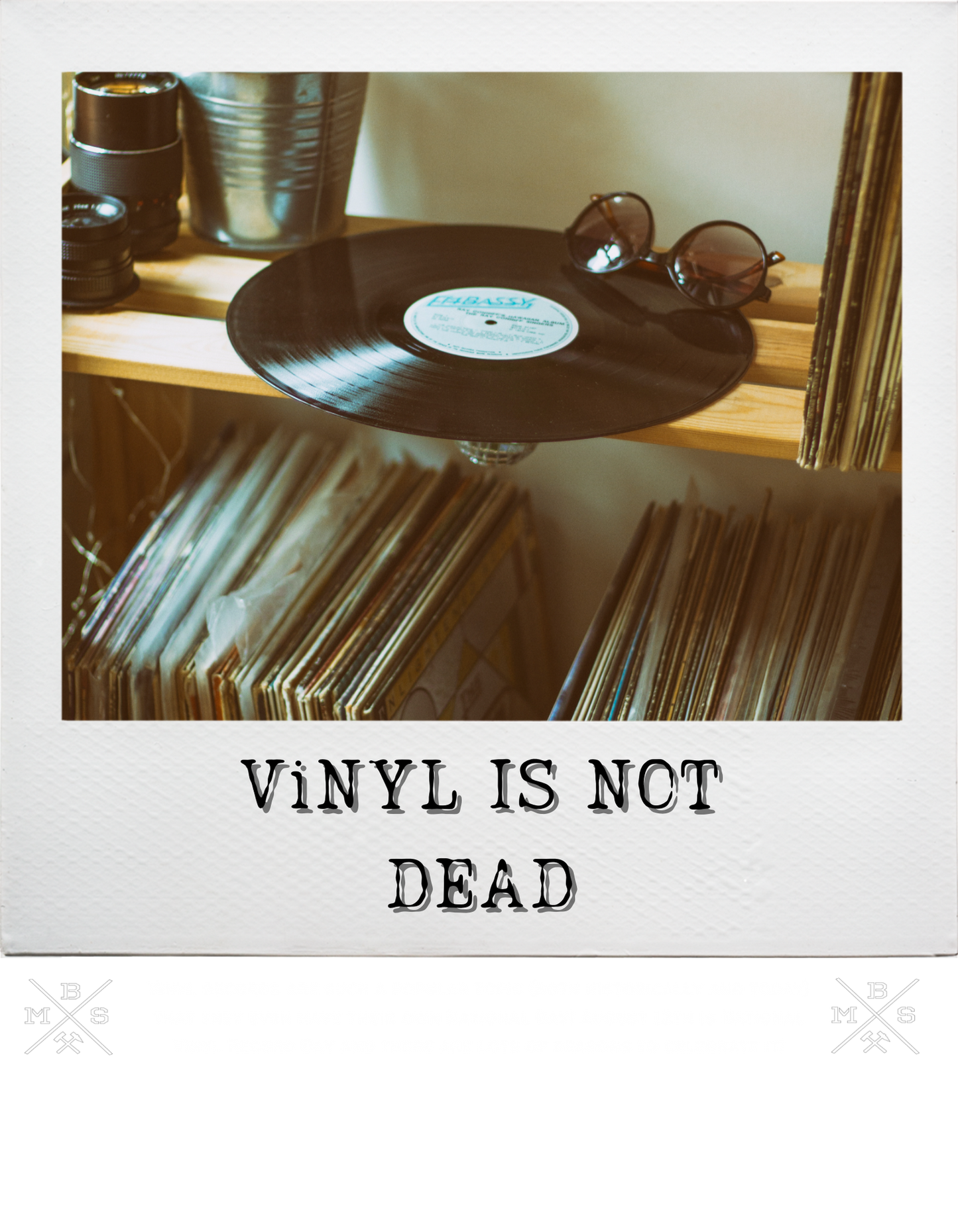 Vinyl is not dead - Damen Premiumshirt