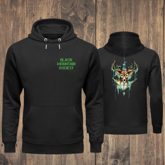 Deerhead Color - Unisex Organic Hoodie
