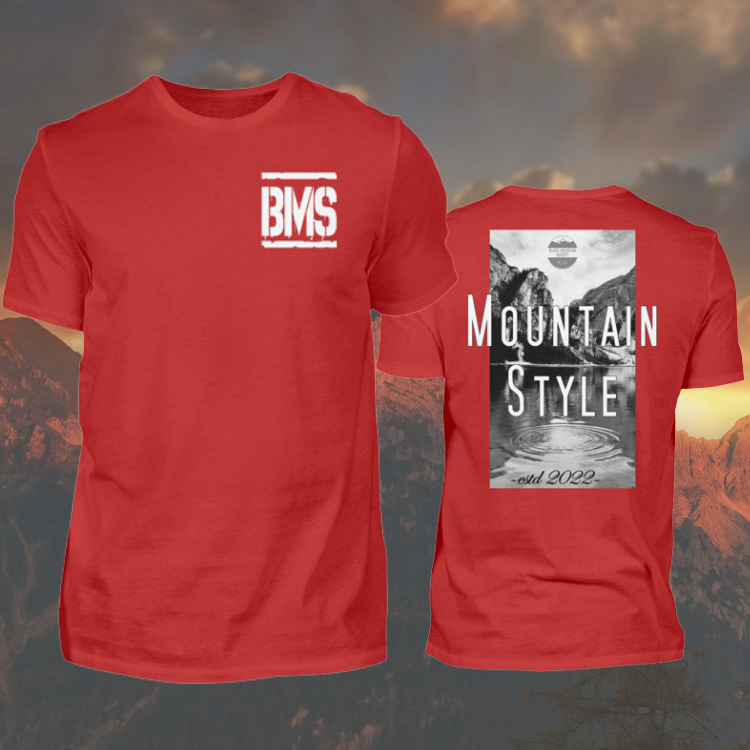 BMS Mountain Style  - Herren Premiumshirt