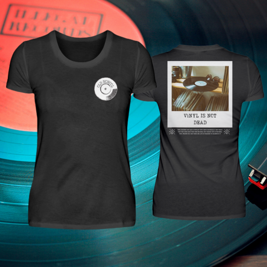 Vinyl is not dead - Damen Premiumshirt