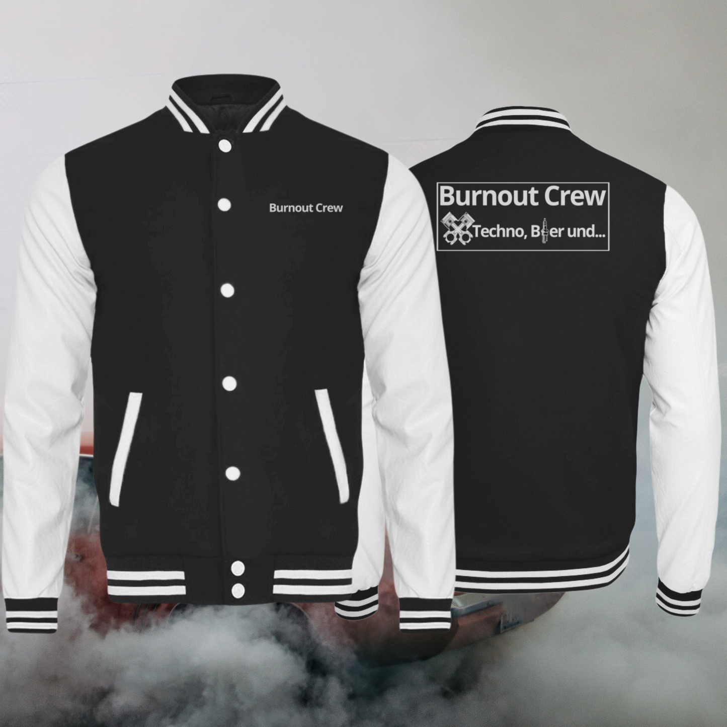 Burnout Crew   - College Sweatjacke