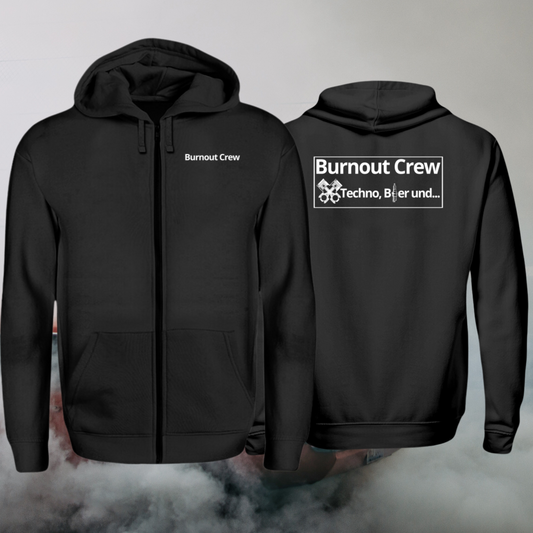 Burnout Crew   - Zip-Hoodie