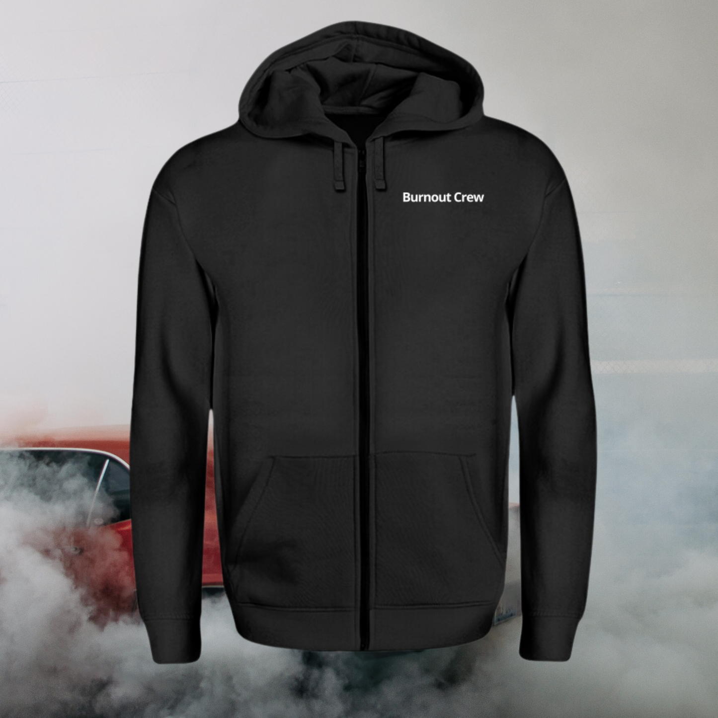 Burnout Crew   - Zip-Hoodie