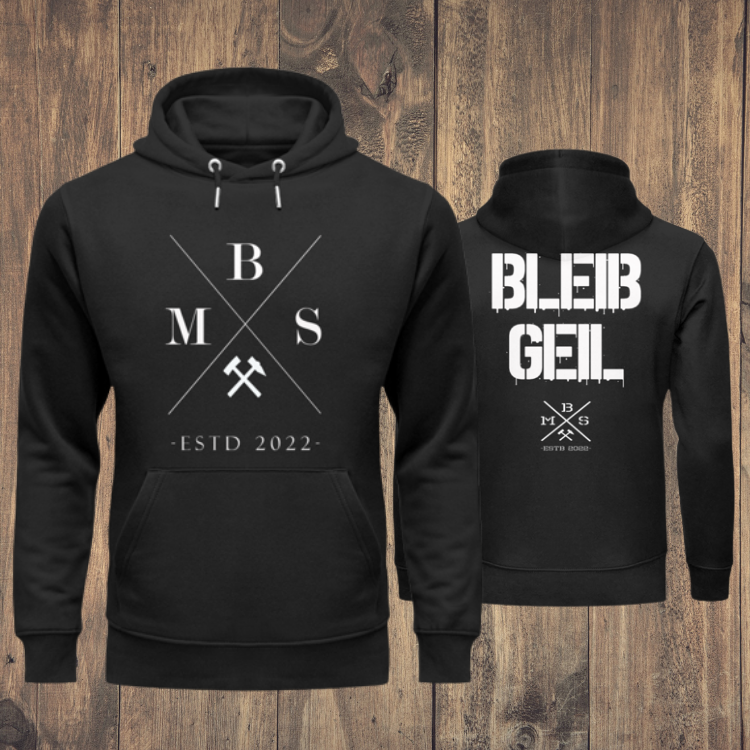 BMS BLEIB GEIL  - Unisex Organic Hoodie