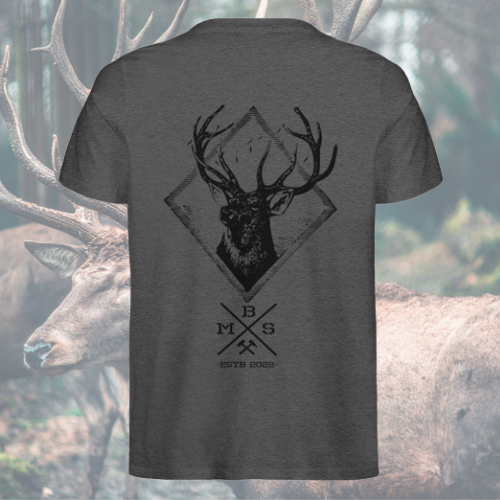 BMS Deerhead Style  - Herren Premiumshirt